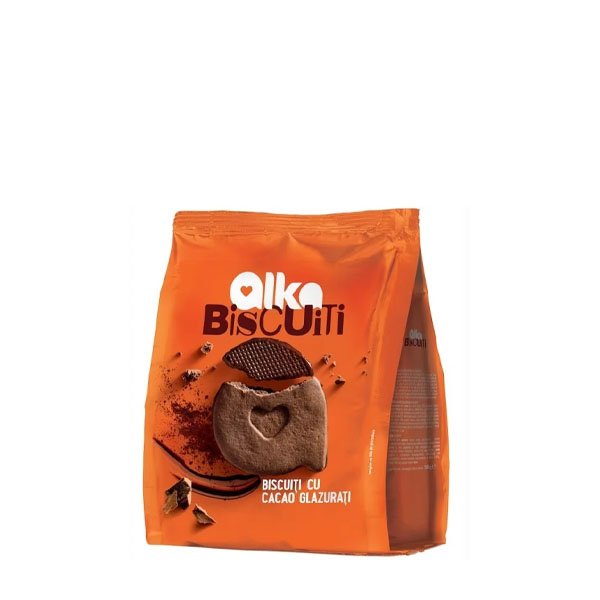 Alka Biscuiti cu cacao glazurati 10 x 180GR