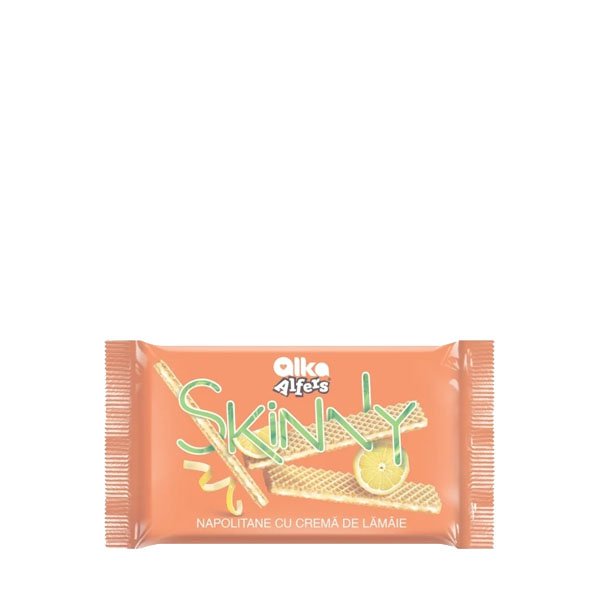 Alfers Skinny cu cremă de lamaie 19 x 54GR