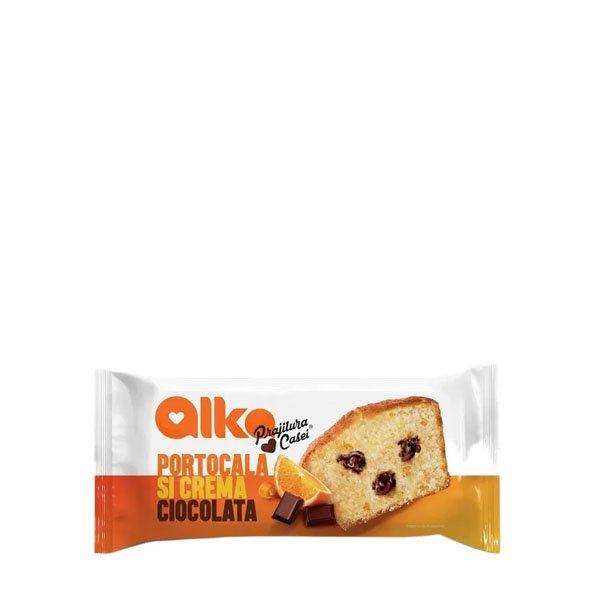 Alka Prajitura casei cu portocala si crema de ciocolata 8 x 330GR