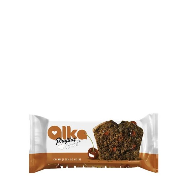 Alka Prajitura casei Cacao si gem de visine 8 x 285GR