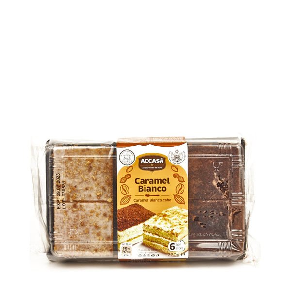 Accasa Prajitura Caramel Bianco 220GR
