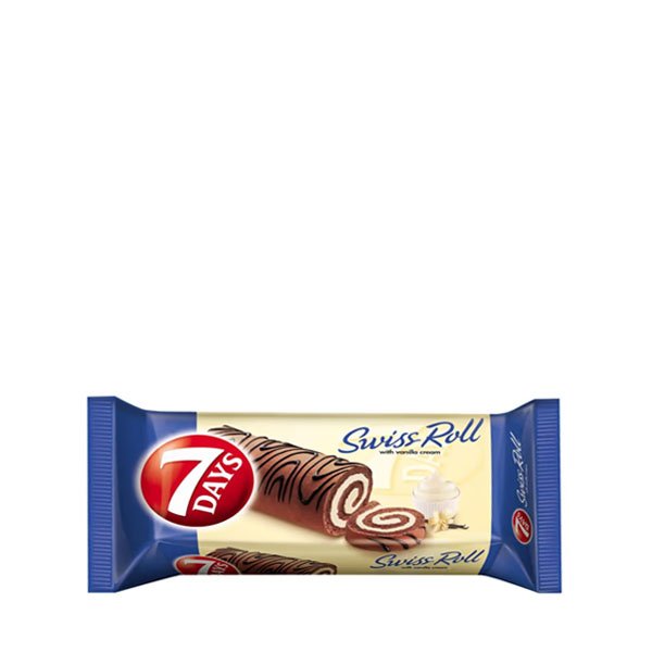 7Days Rulada cu umplutura de vanilie 10 x 200GR
