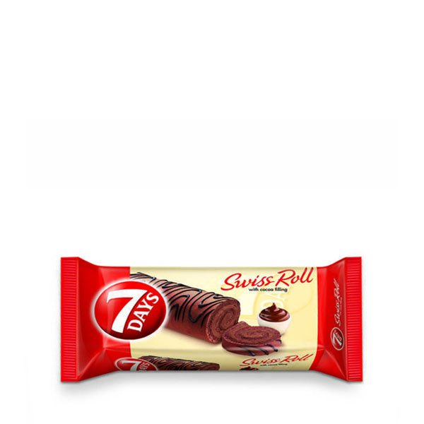 7Days Rulada cu umplutura de cacao 10 x 200GR